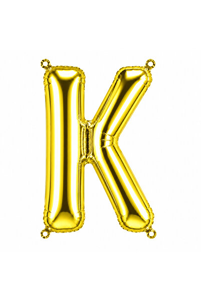 BeySüS Letter K Foil Balloon Gold Color (100 cm)