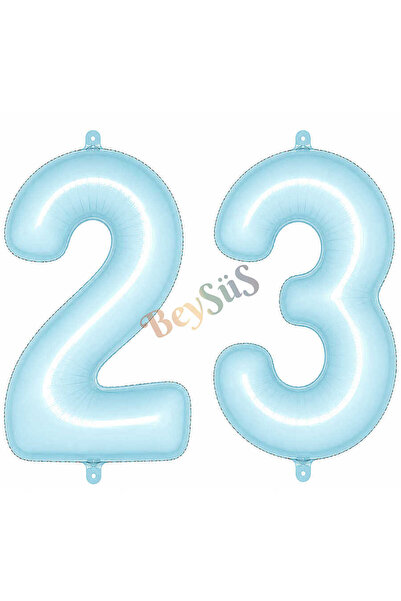 BeySüS 23 Number Foil Balloons Blue Color (76 cm)