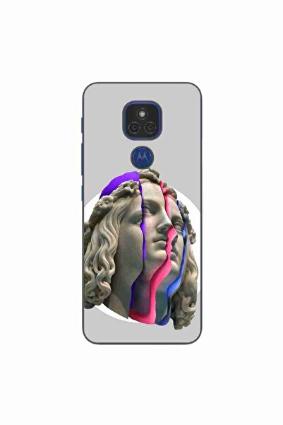 OEM Husa compatibila cu Motorola Moto E7 Plus Silicon Gel Tpu Model Neon Ruins