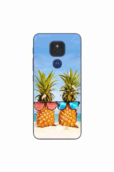OEM Husa compatibila cu Motorola Moto E7 Plus Silicon Gel Tpu Model Beach Pin...
