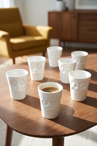 ACAR Face to Face 6-Person Coffee Cup Without Handles