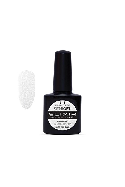 Elixir SEMI GEL (ΗΜΙΜΟΝΙΜΟ ΒΕΡΝΙΚΙ) - 943 (LUXURY White) 8ML
