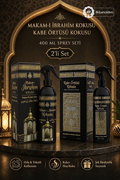 The Smell of Kaaba Cover and Its Maqam İbrahim Spray 400 Ml. | Spiritual Kaaba and Makam Smell