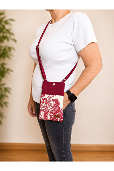 AKSESUARSEPETİ Handmade, pocketed, french country patterned, adjustable strap...