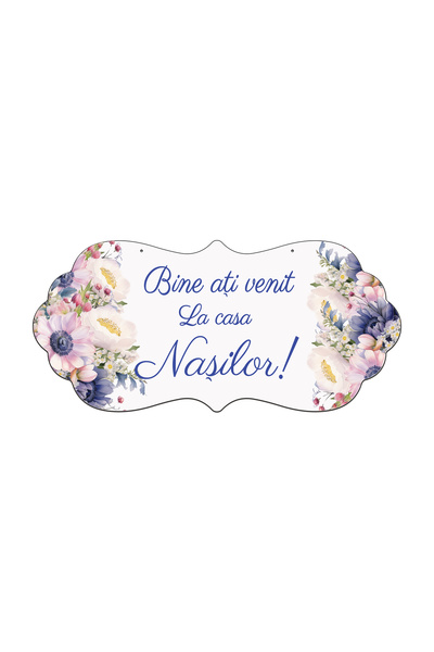 Bello Carino High quality decoration products Plăcuță " Bine ați venit la Cas...