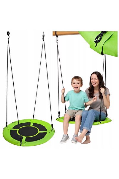 Mardil Leagăn tip cuib XL 150kg 100cm Negru/Verde, confort pentru joaca în ae...