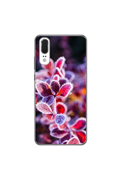 OEM Husa compatibila cu Huawei P20 Silicon Gel Tpu Model Flori Inghetate
