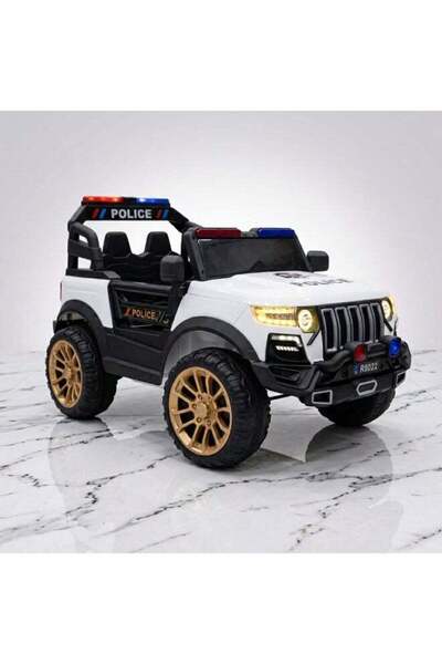 Star Kids Electric Police Car for Kids with 12V Battery System and Dual Drive...