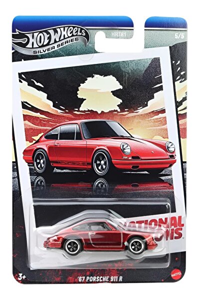 Hotwhells سلسلة سيلفر '67 بورش 911 آر JBY91 (تشيس)