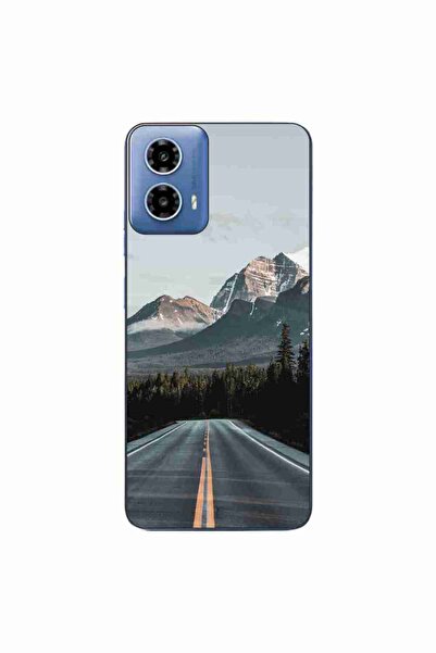 OEM Husa compatibila cu Motorola Moto G34 Silicon Gel Tpu Model Mountain Road