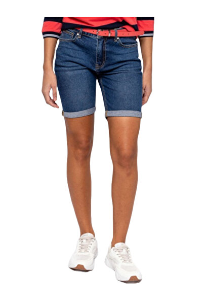 Heavy Tools Γυναικεία Wamota24 Τζιν Βερμούδα Navy Μπλε S24562-DARK