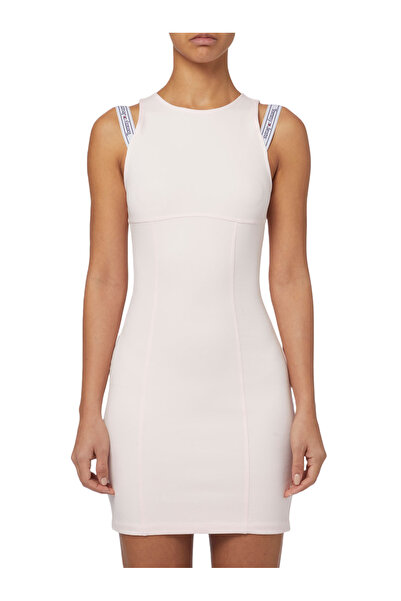 Tommy Hilfiger Γυναικείο Bodycon Φόρεμα Ροζ Tommy Jeans DW0DW15350-TJ9
