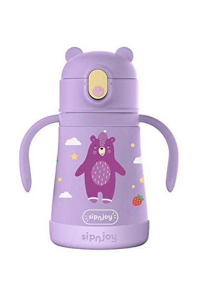 SipnJoy Sippypals Çocuk Su Termosu (360 ml) - Mor