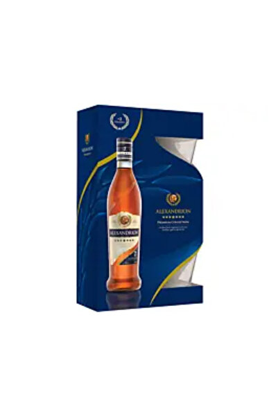 Alexandrion Brandy 7* 40% alcool, 0.7L + 2 pahare