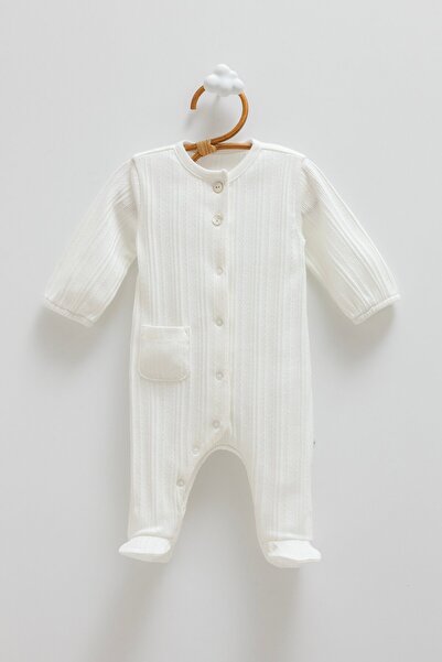 Caramell 100% Cotton Venezia Jumpsuit Ecru