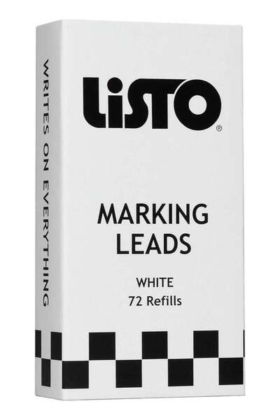 Generic Listo 162 Marking Pencils Refill - White, Box of 72, Grease Pencils/C...