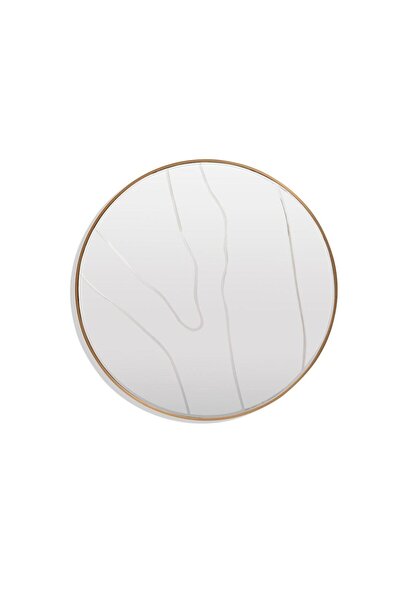 Midas Furniture WOODEN AND MIRROR MIRROR 100X2X100 CM GOLD