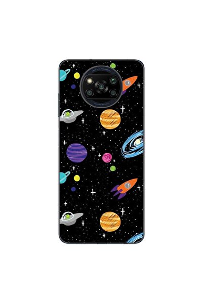 OEM Case compatible with Xiaomi Poco X3 Pro Silicone Gel Tpu Model Space Pattern
