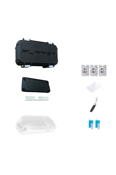 UnderShop Flipper Zero Accessory Set - Transparent Silicone Case, V12 Transpo...