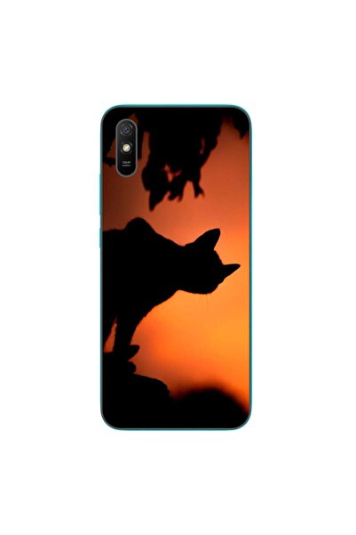 OEM Husa compatibila cu Xiaomi Redmi 9A Silicon Gel Tpu Model Halloween Cat I...