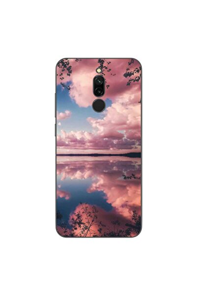 OEM Husa compatibila cu Xiaomi Redmi 8 Silicon Gel Tpu Model Pink Clouds