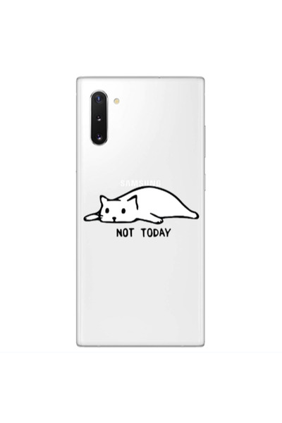 Other Samsung Note 10 Plus Not Today Transparent Silicone TPU Θήκη