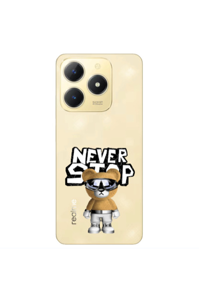 Other Realme C61 Never stop Transparent Silicone TPU Θήκη