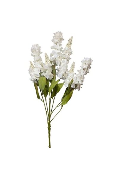 OEM Buchet de flori artificiale de liliac, 60 cm, alb