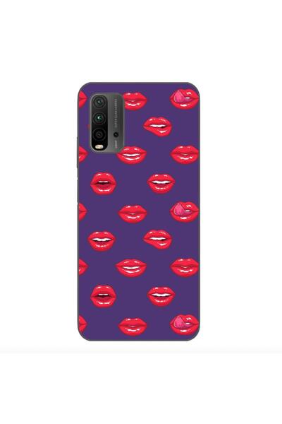 OEM Husa compatibila cu Xiaomi Redmi 9T Silicon Gel Tpu Model Buze Pattern