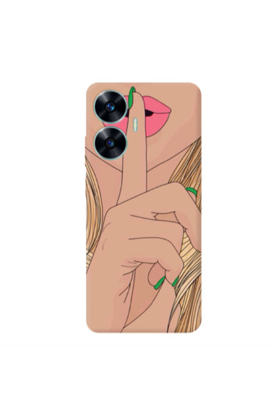 Other Realme C55 Shut up Transparent Silicone TPU Θήκη