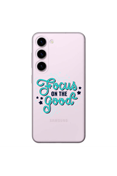 Other Samsung S23 Plus Focus On The Good Transparent Silicone TPU Θήκη