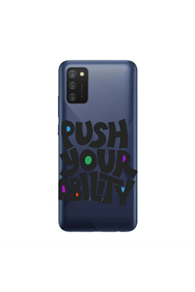 Other Samsung A02s Push Your Ability Transparent Silicone TPU Θήκη