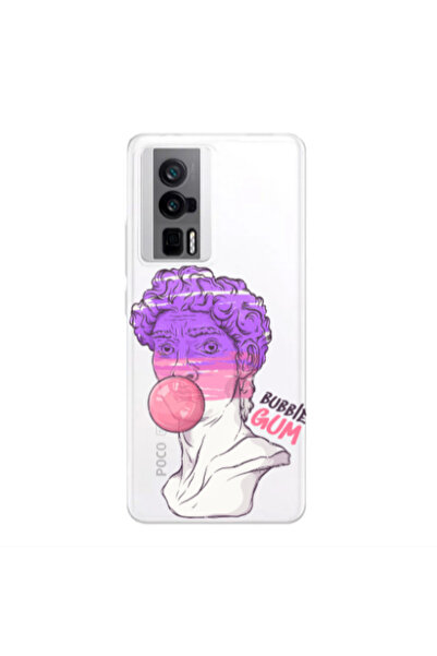 Other Xiaomi Poco F5 Pro Pin Bubble Transparent Silicone TPU Θήκη