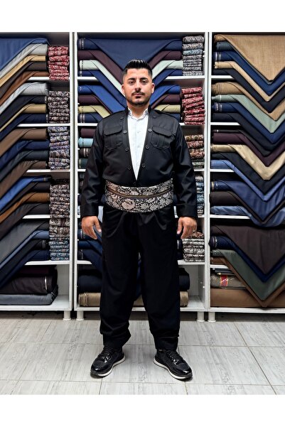 EYAS GROUP Yöresel Kıyafet Botani Siyah