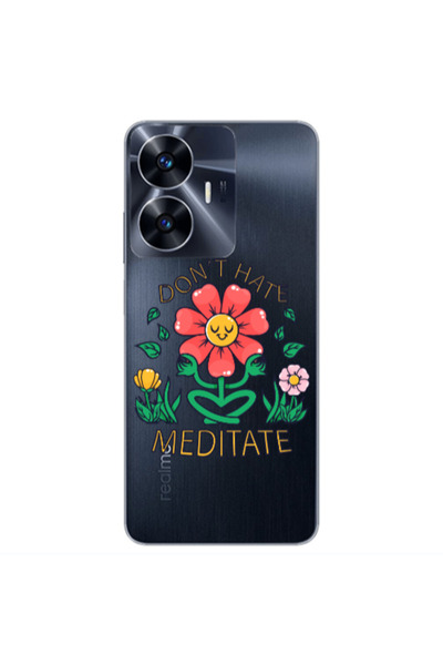 Other Realme Note 50 Meditate Transparent Silicone TPU Θήκη