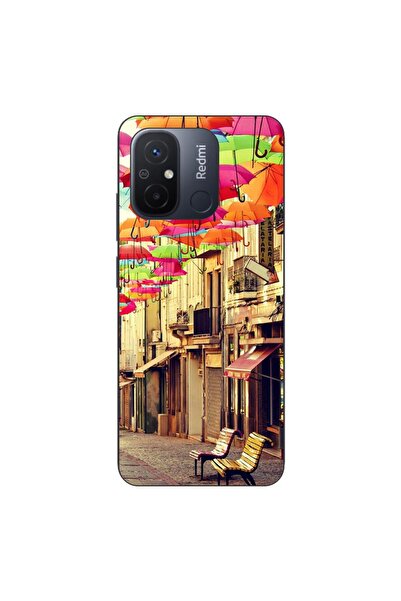 OEM Husa compatibila cu Xiaomi Redmi 12C Silicon Gel Tpu Model Strada Umbrele...