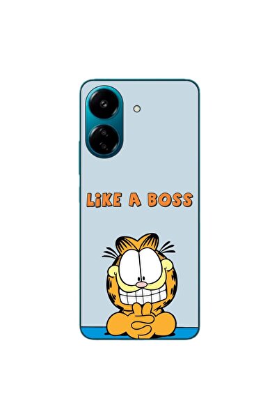 OEM Θήκη συμβατή με Xiaomi Redmi 13C 4G από σιλικόνη TPU με σχέδιο Garfield L...