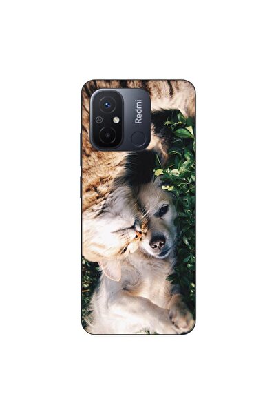 OEM Husa compatibila cu Xiaomi Redmi 12C Silicon Gel Tpu Model Caine si Pisica