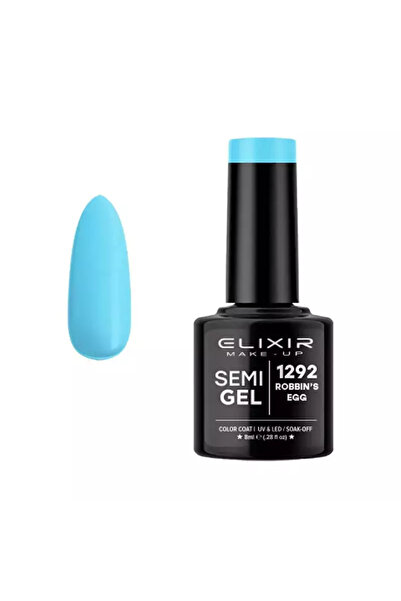 Elixir SEMIGEL ΗΜΙΜΟΝΙΜΟ ΒΕΡΝΙΚΙ ΝΥΧΙΩΝ 1292 ROBBIN`S EGG 8ML
