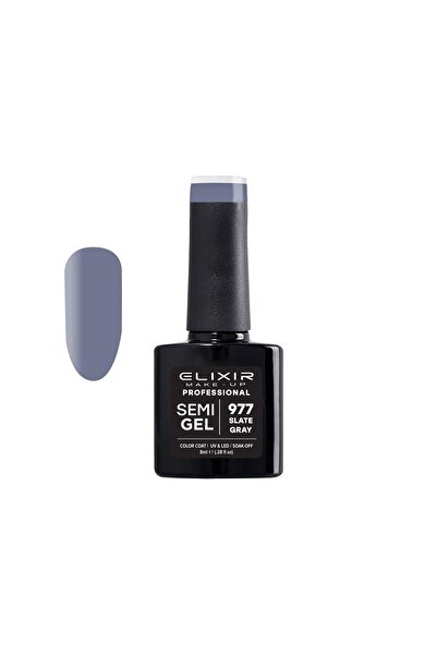 Elixir SEMI GEL ΗΜΙΜΟΝΙΜΟ ΒΕΡΝΙΚΙ 977 (SLATE GRAY) 8ML