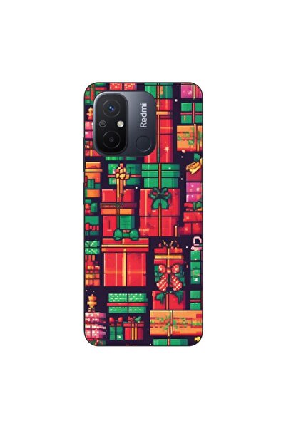 OEM Case compatible with Xiaomi Redmi 12C Silicon Gel Tpu Pattern Pixel Art G...