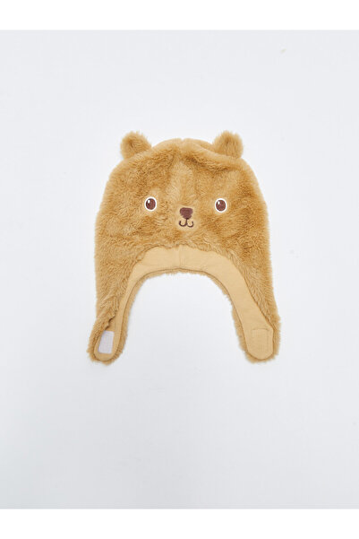 LC Waikiki Embroidered Detail Baby Boys' Plush Beanie