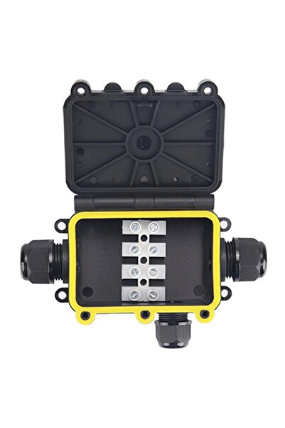 Duravel Waterproof Junction Box, IP68 Outdoor Cable Connector, 4-Terminal Block