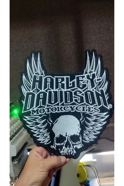 Özden Nakış Sırt patch ve ön Patch Harley