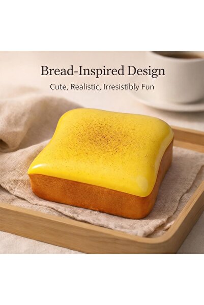 Generic Squishy pâine, Toast squishy cu revenire lentă, Jucării antistres dră...