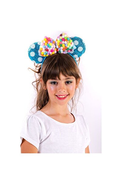 Fun Fashion Αποκριάτικο αξεσουάρ: Στέκα με φιόγκο και πομπόν