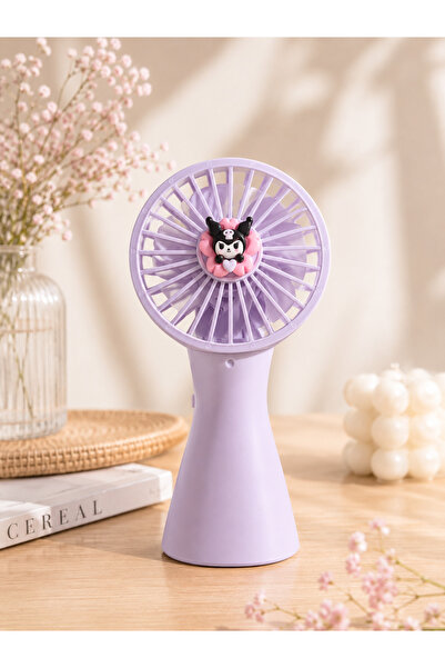 Bakmakistersen Sanrio Cinnamoroll Lisanslı Şarjlı Mini Vantilatör USB Taşınab...