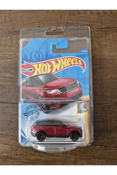 HOT WHEELS Range Rover Velar, Turbo 3/5 - kırmızı 119/250 Uzun Kart koleksiyo...