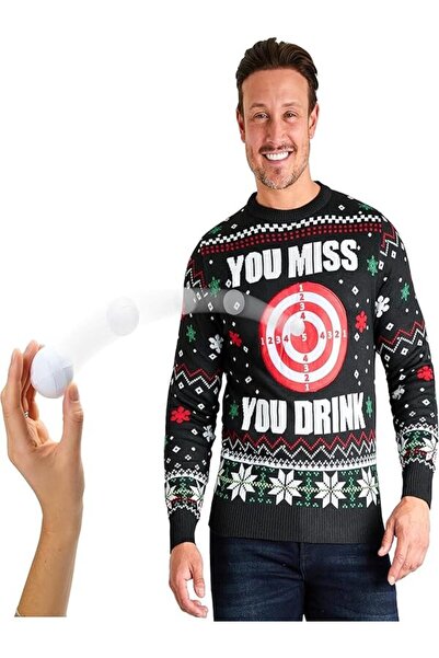 Other Mens Christmas Jumper Crew Neck Long Sleeve Christmas Jumper Funny Warm...