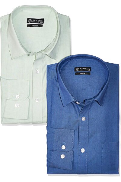 Symbol Formal shirt with full sleeves and regular fit from (pack of 2 pieces)